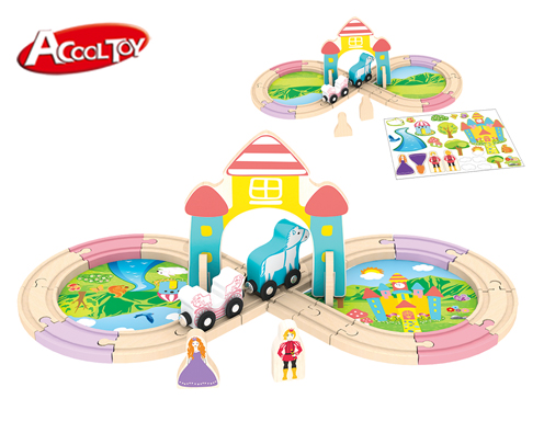 DIY粉色城堡軌道(型號:AC7511)